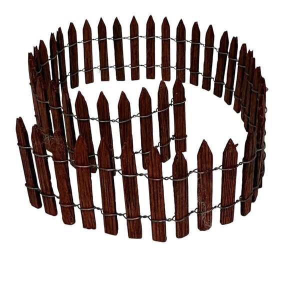 Christmas Village Fences Miniatures Picket Fences - Picture 3 of 9